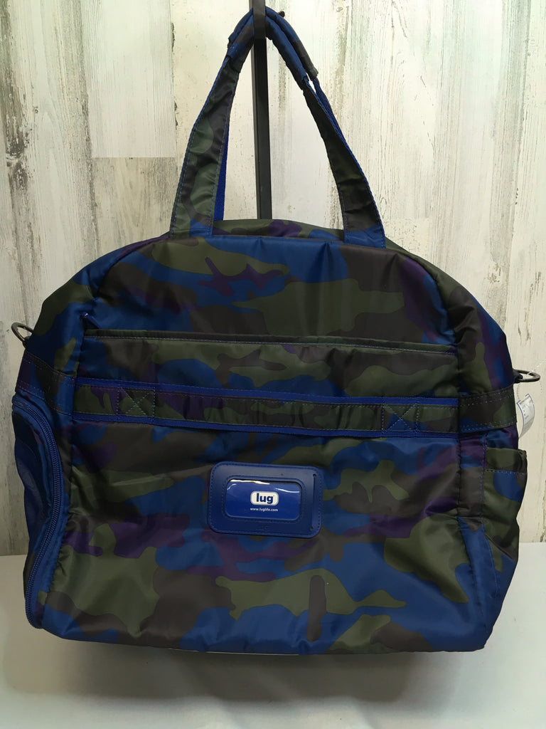 lug blue/green Tote