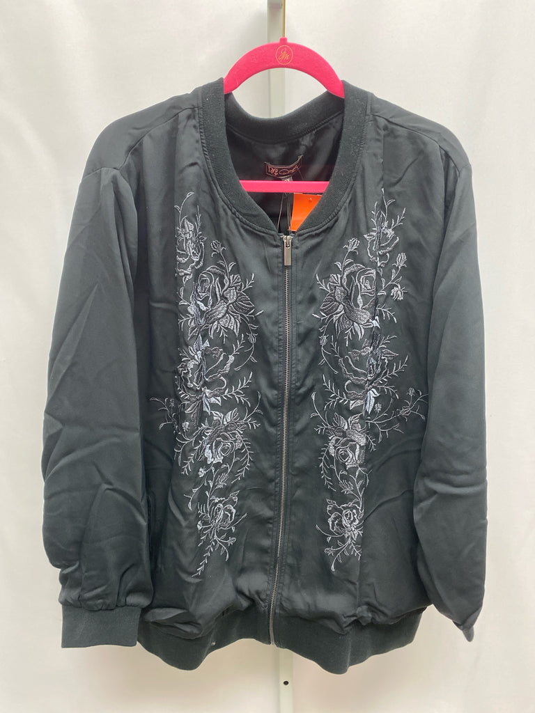 DG2 Size 3X Black on black Jacket/Top