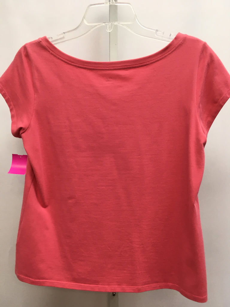 Eileen Fisher Size Medium coral Short Sleeve Top
