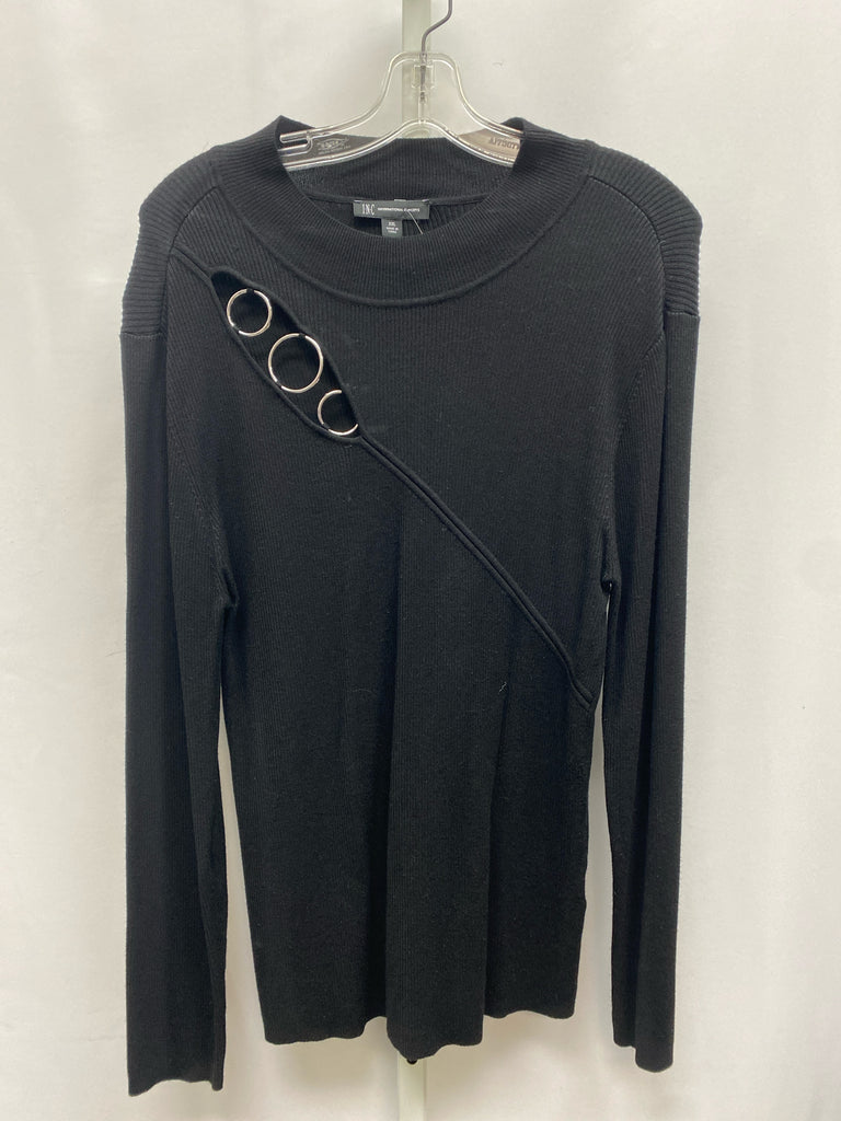 Inc Size XXL Black Long Sleeve Top
