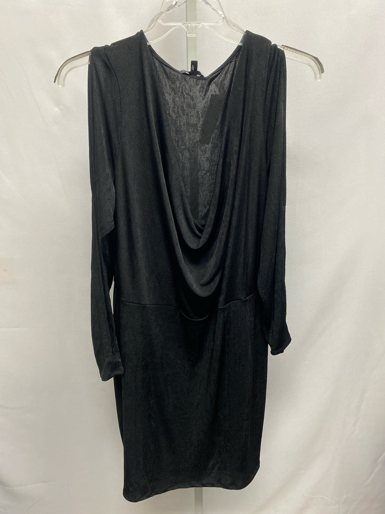 Size 2X Black Long Sleeve Dress