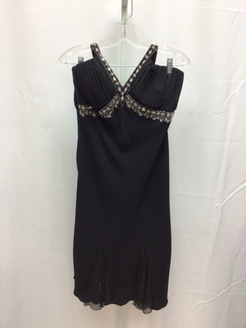 Size 14 S.L. fashions Black Sleeveless Dress