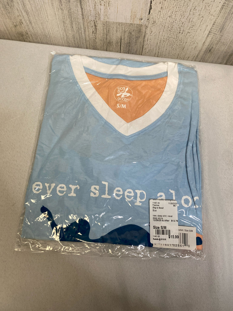 Dog is Good Size S/M Blue Pajamas