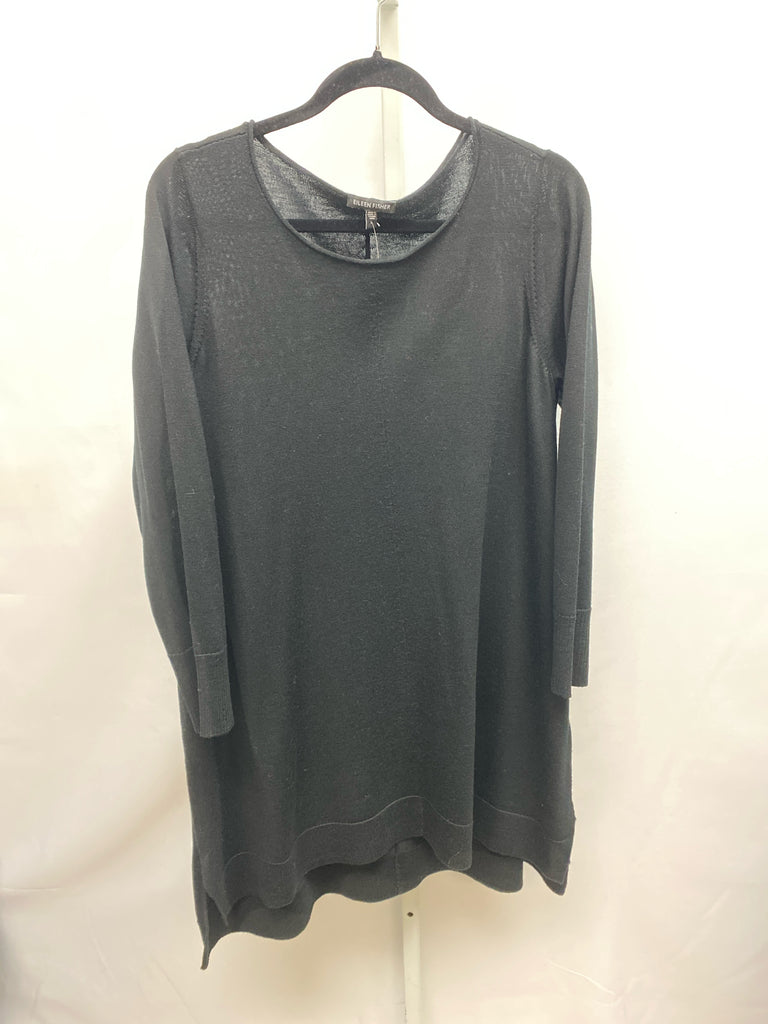 Size Large Eileen Fisher Black Long Sleeve Dress