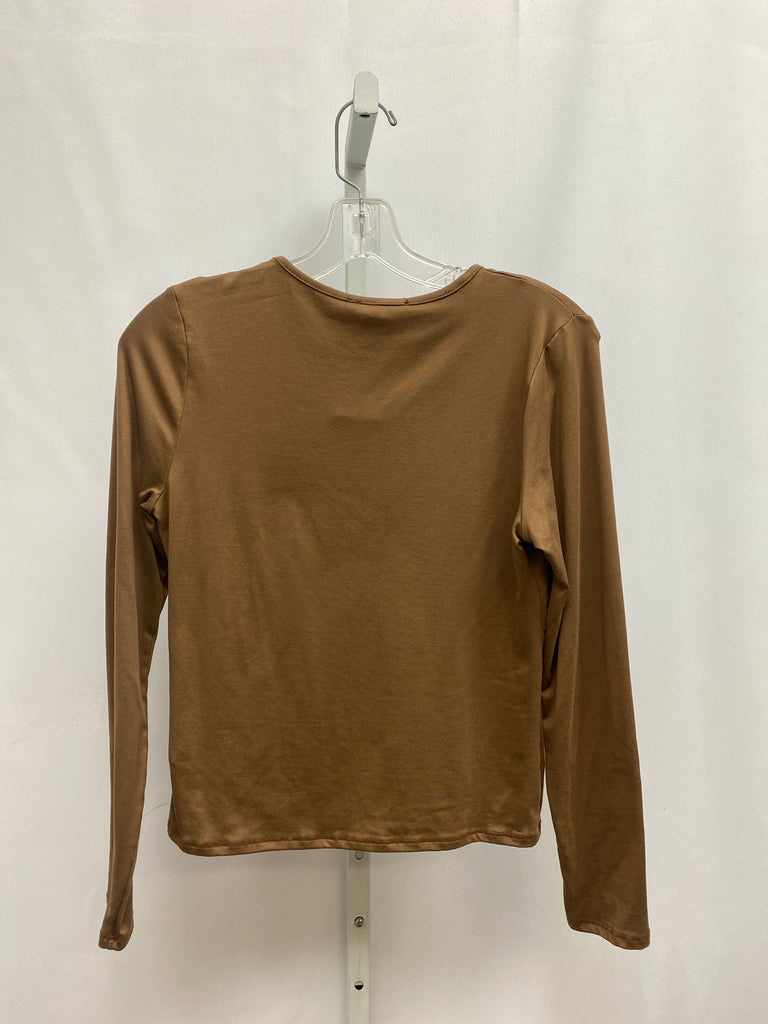 Size Small Brown Long Sleeve Top