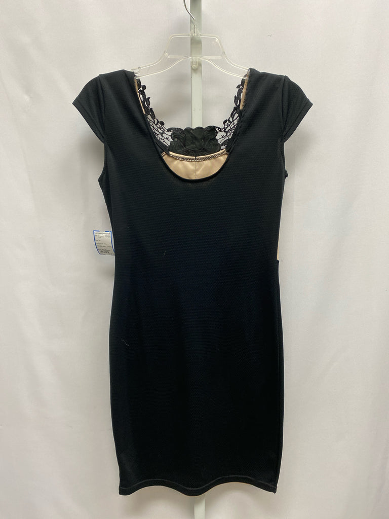 Size Medium Black/Tan Junior Dress