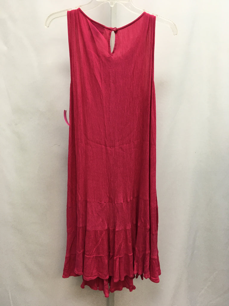 Size 0X Maggie Barnes Pink Sleeveless Dress