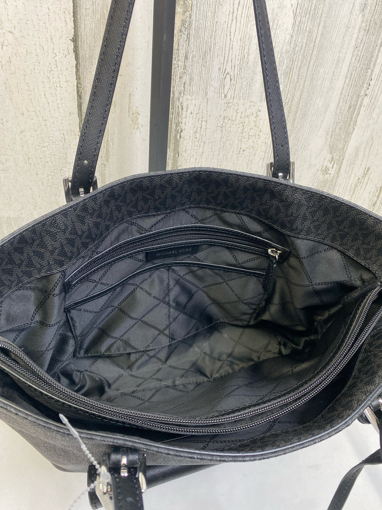 Michael Kors Black/Gray Designer Handbag