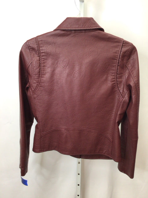 BlankNYC Size Medium Burgundy Jacket