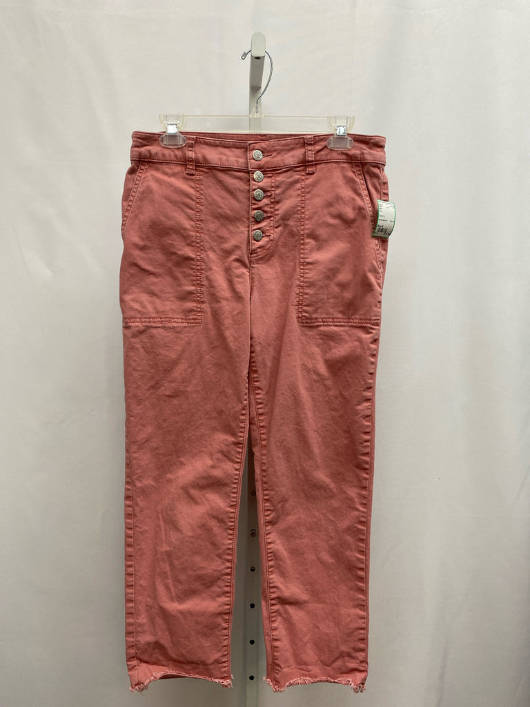 LOFT Size 8 Pink Jeans