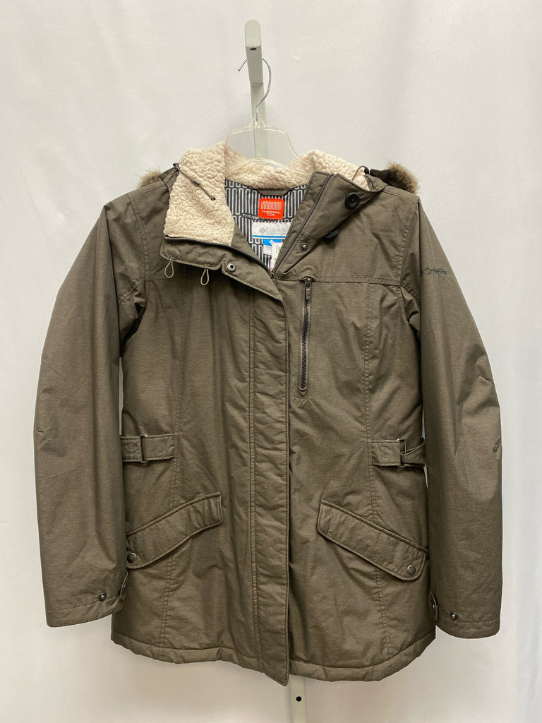 Columbia Size Large Brown Coat