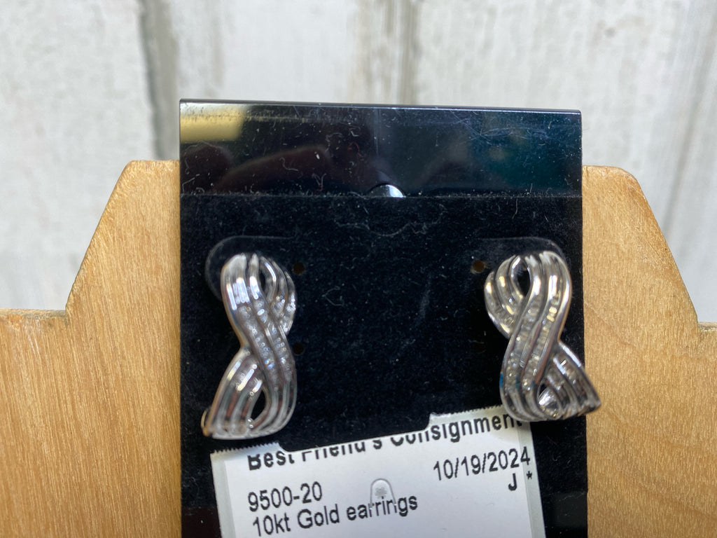 Silver 10kt Gold earrings