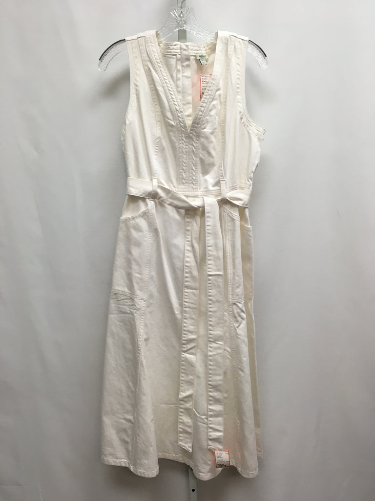 Sundance Size 14P White Denim Maxi Dress – Best Friends Consignment
