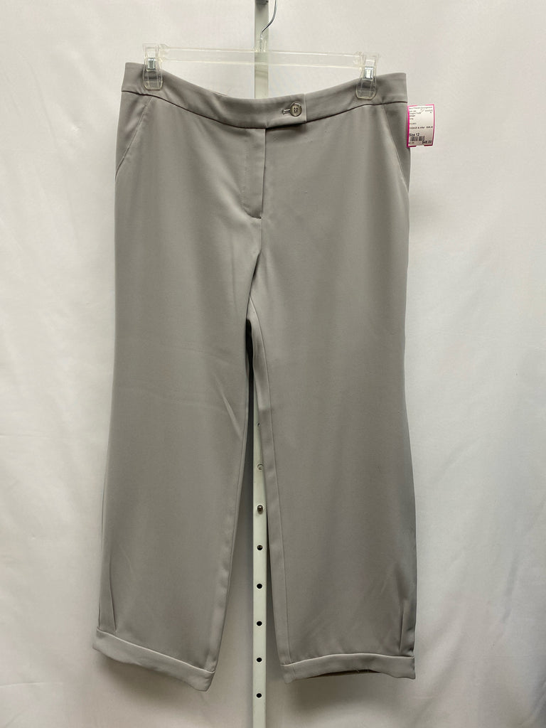 Armani Size 12 Gray Designer Pants