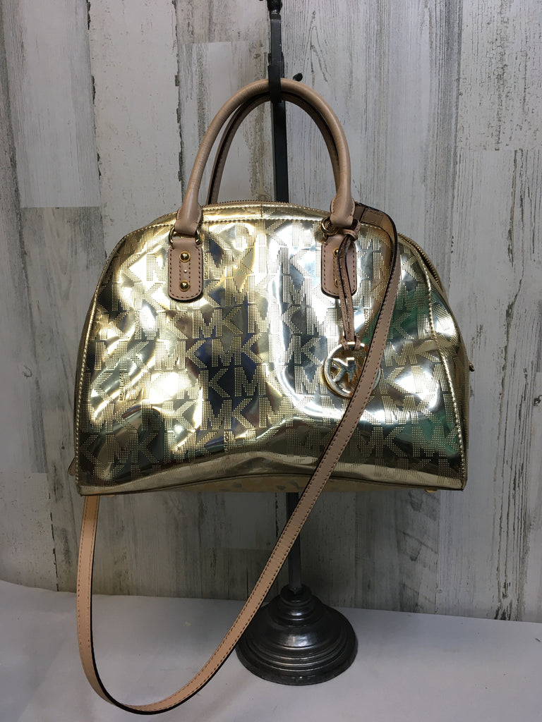 Michael Kors Gold Designer Handbag