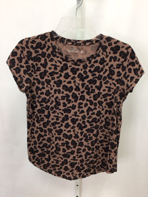 abercrombie & fitch Brown animal Junior Top