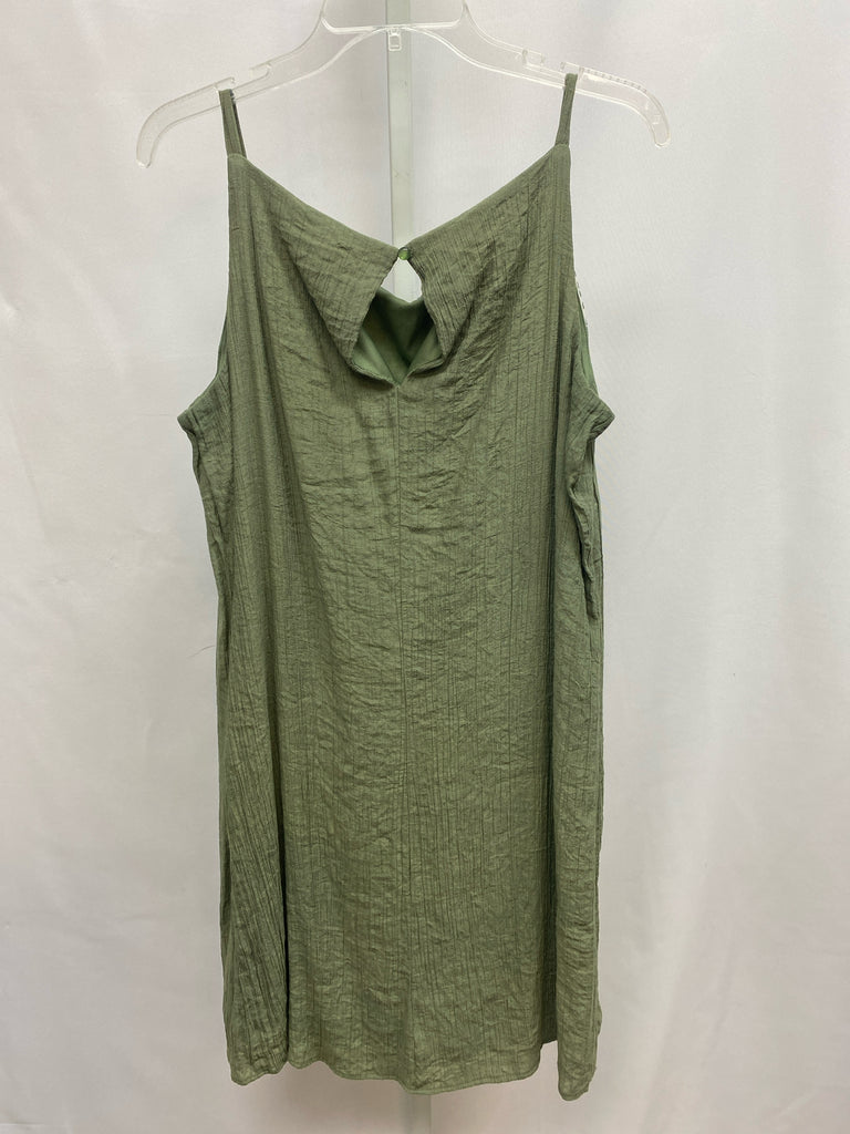 Size Large Westport Army Green Sleeveless Dress