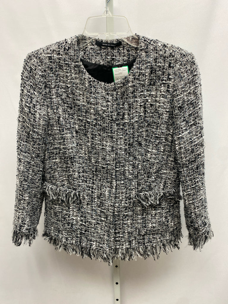 Size Large Black/White Long Sleeve Sweater