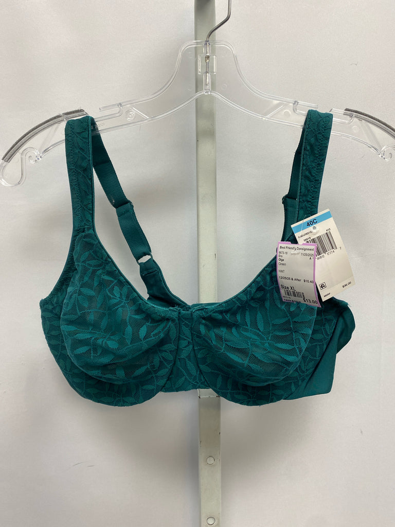 Olga Size XL Green Bra