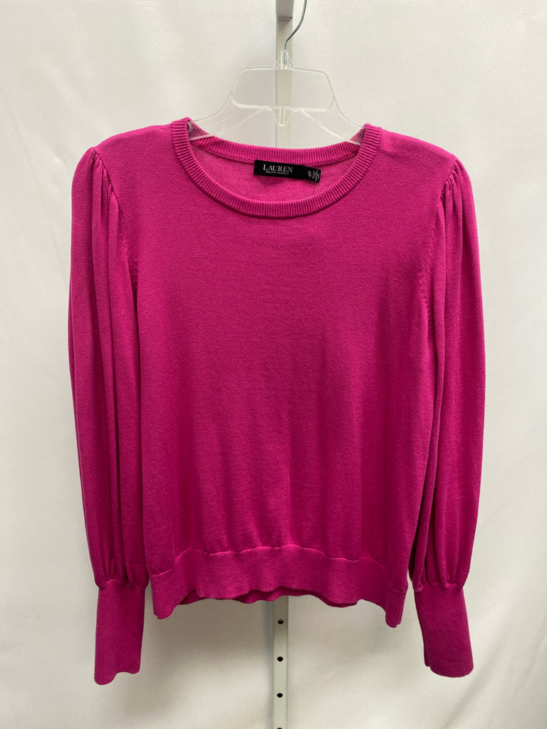 lauren Size XL Hot Pink Long Sleeve Sweater