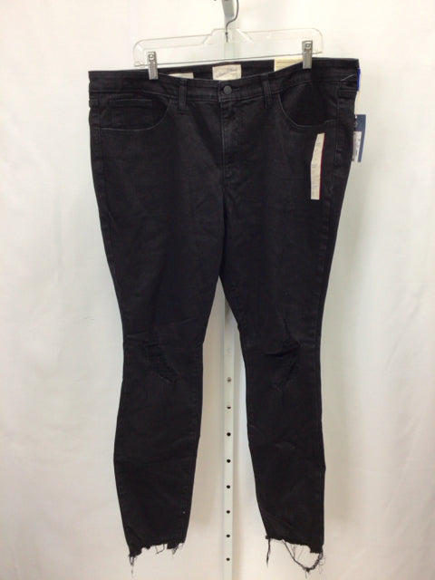 Universal Thread Size 18L Black Jeans