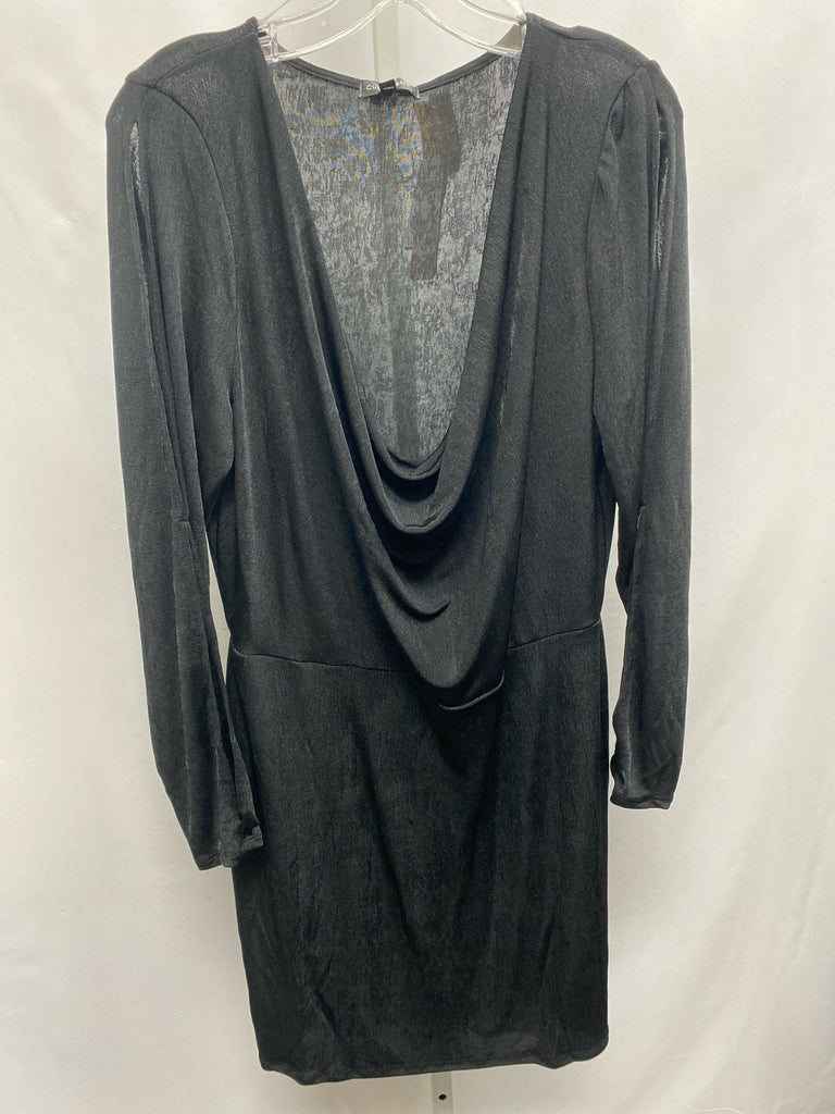 Size 1X Black Long Sleeve Dress