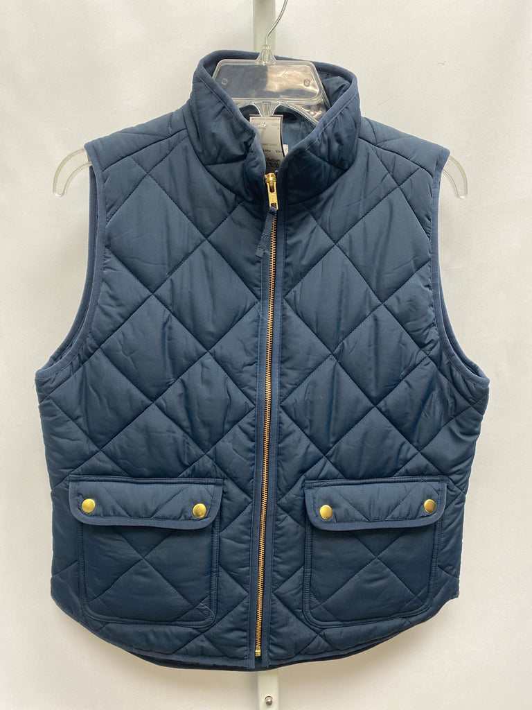 J.Crew Size Medium Navy Vest/Outerwear