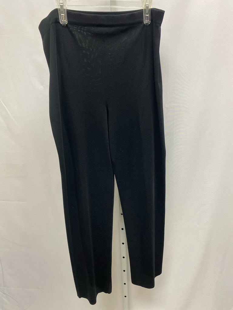 Misook Size Large Black Designer Pants