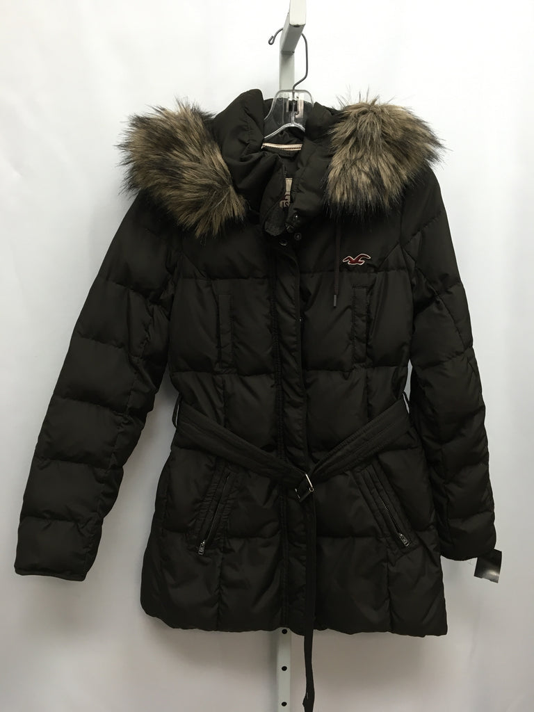 Hollister Brown Junior Coat/Jacket