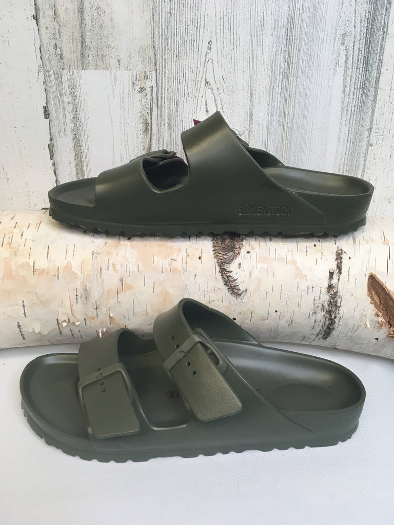 Birkenstock Size 40 (9/9.5) Olive Green Sandals