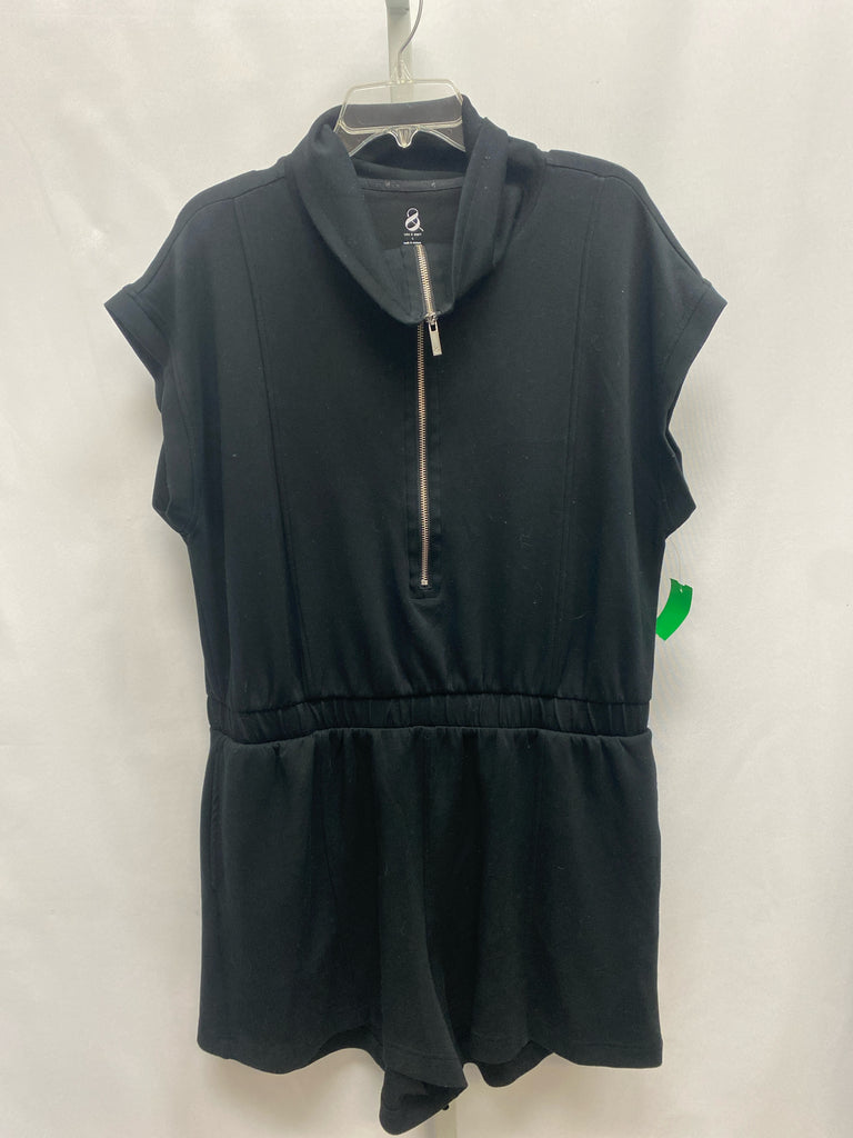 lou & grey Size Large Black Romper