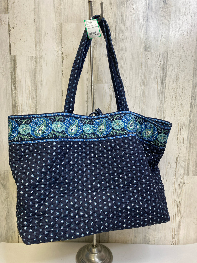 Vera Bradley Navy Print Tote