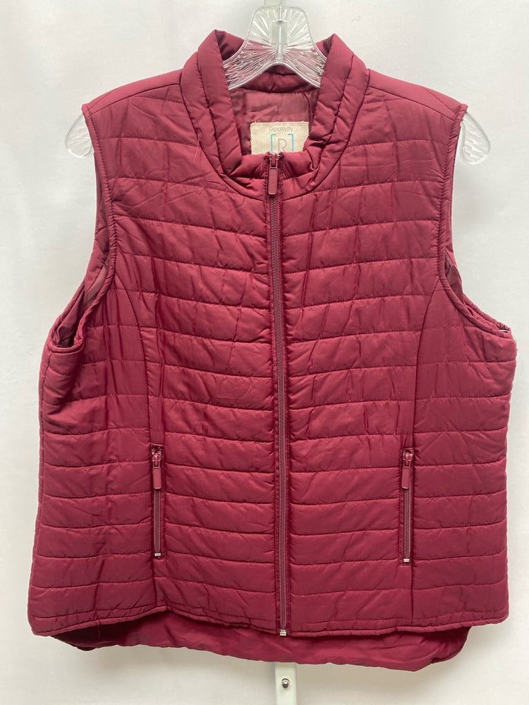 Relativity Size XLP Red Vest/Outerwear