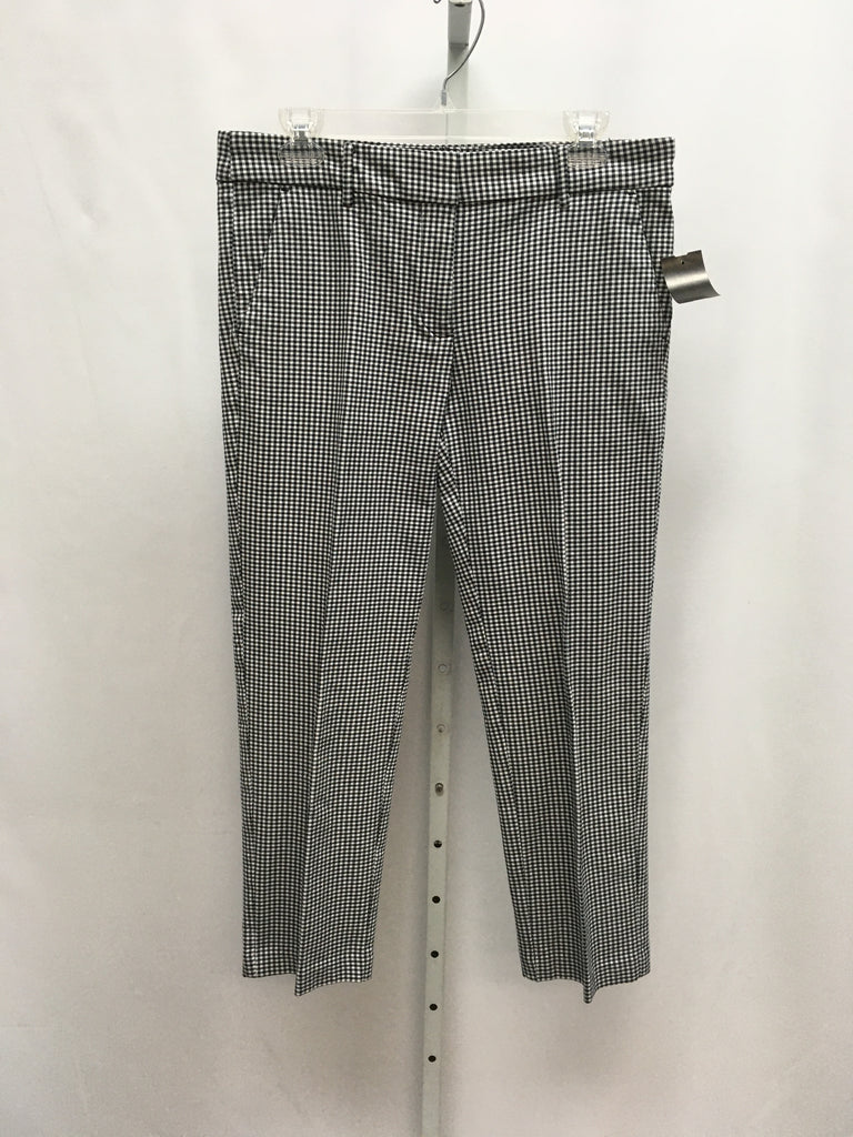 LOFT Size 6 Black/White Pants