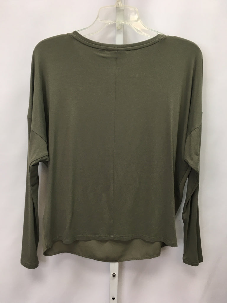 Apt 9 Size Small Olive Long Sleeve Top