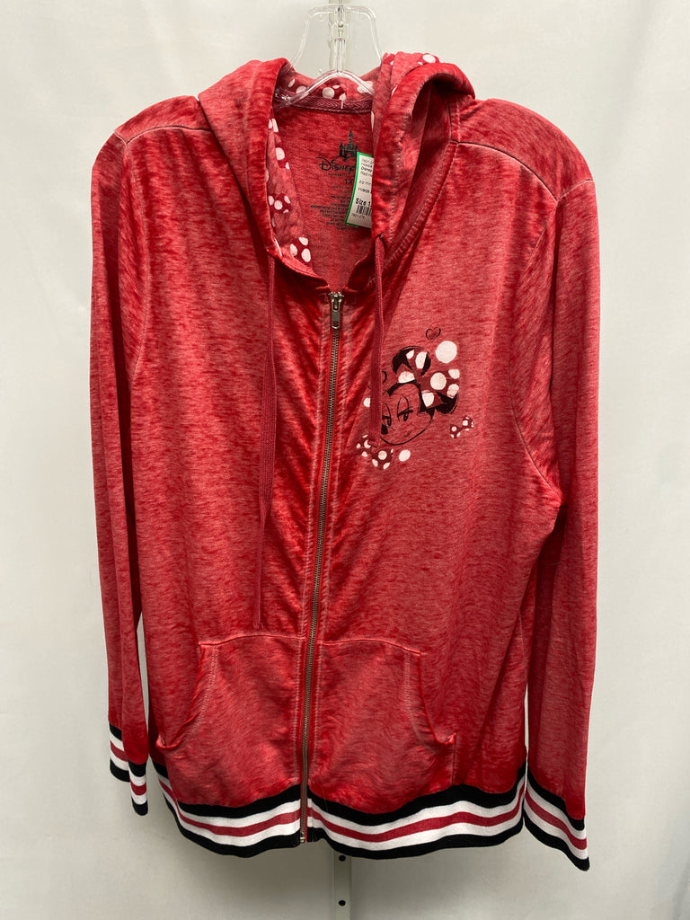 Disney Size 1X Red Heather Hoodie