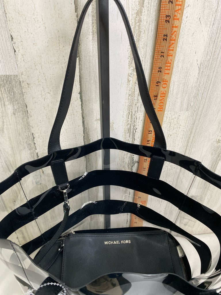 Michael Kors Stripe Designer Handbag
