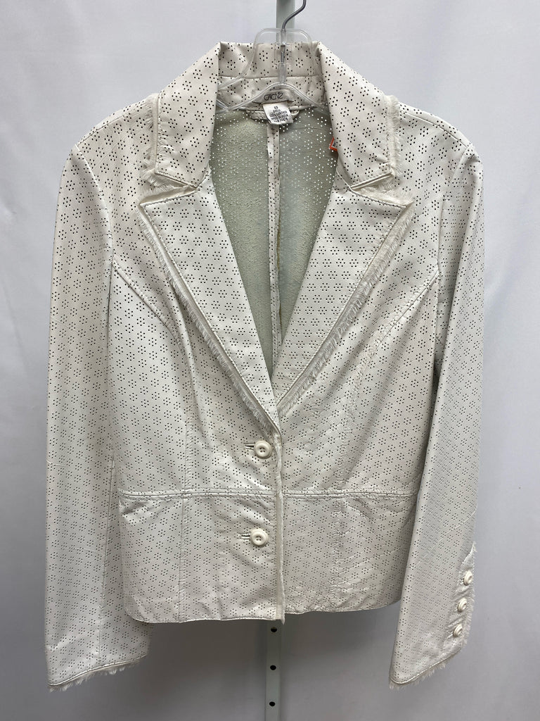 Cache' Size 10 Cream Jacket/Top