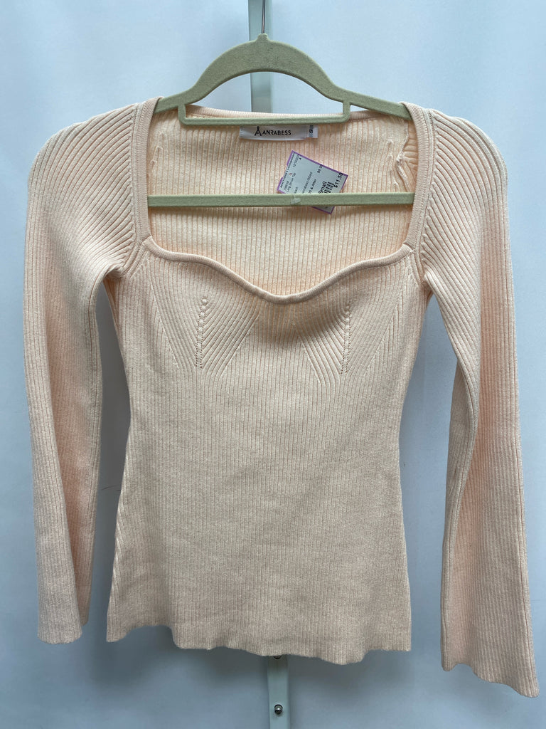 Size Small Peach Long Sleeve Top