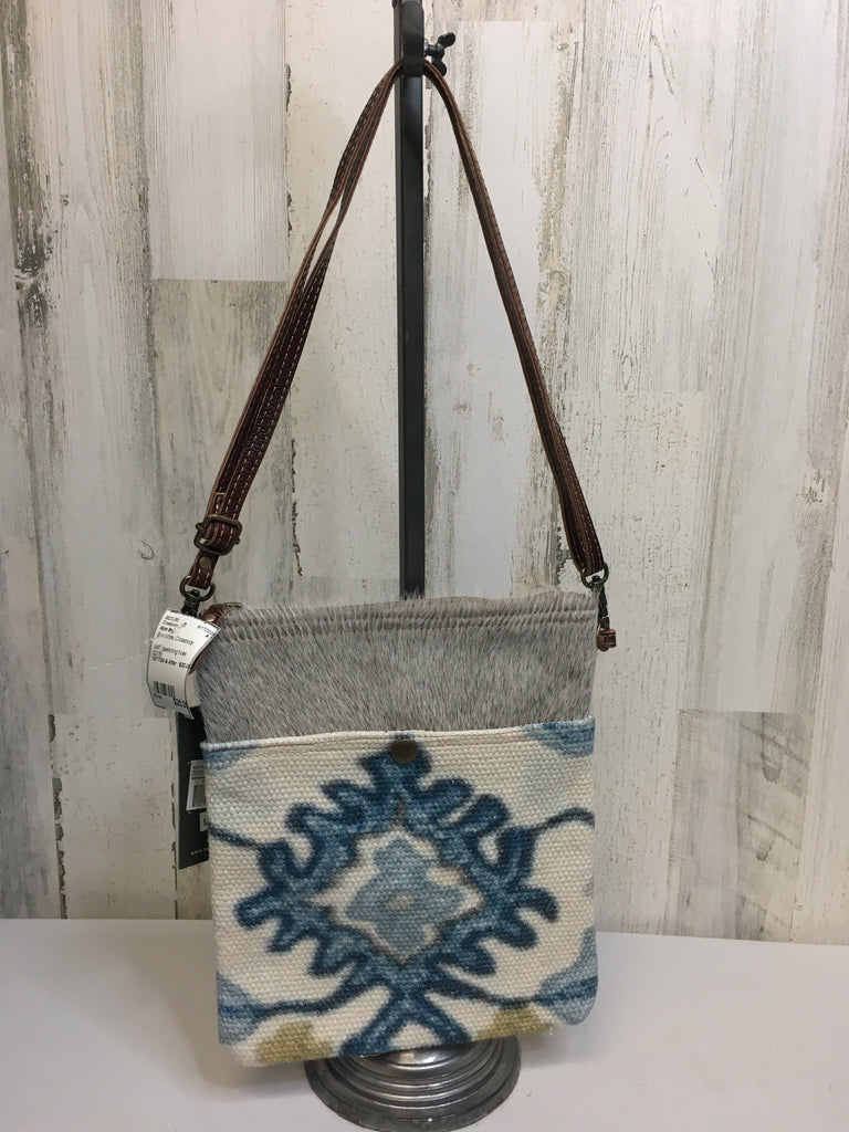 Myra Bag Blue/White Crossbody