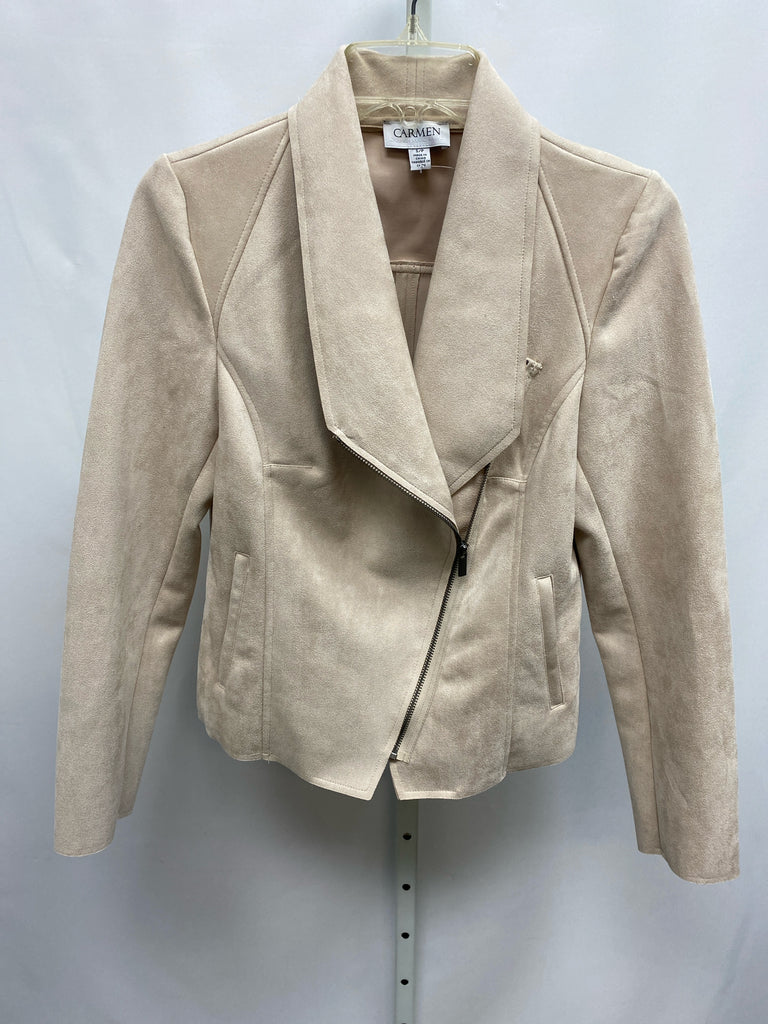 Carmen Size Small Tan Jacket/Outerwear