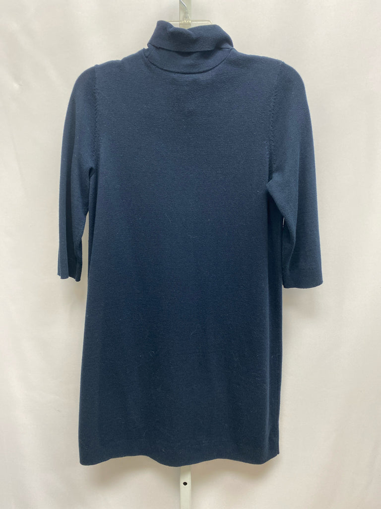 Size XS jjill Navy 3/4 Sleeve Dress