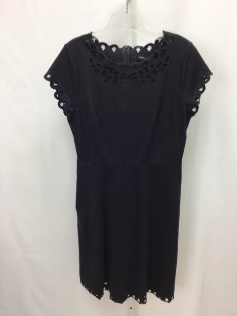 Size 10 WHBM Black Short Sleeve Dress