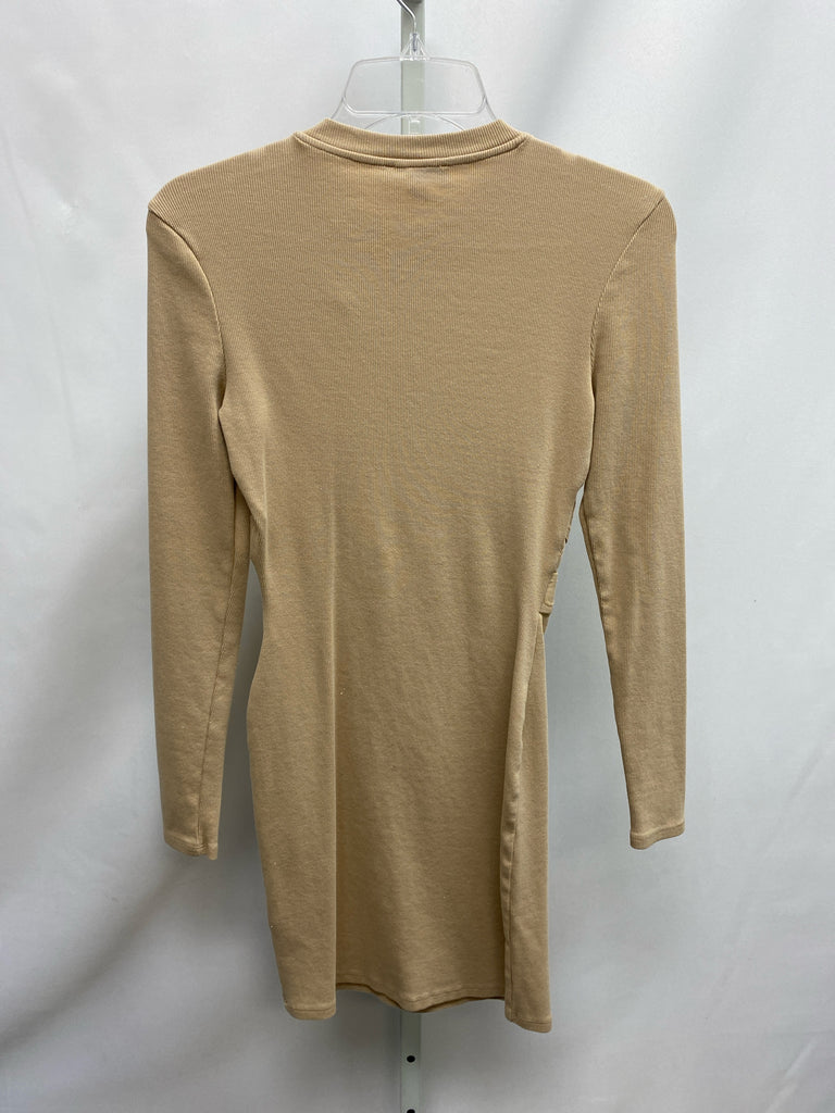 Size Small Guess Beige Long Sleeve Dress