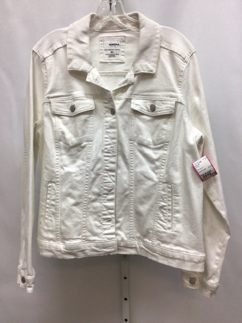 Sonoma Size XLarge White Jean Jacket