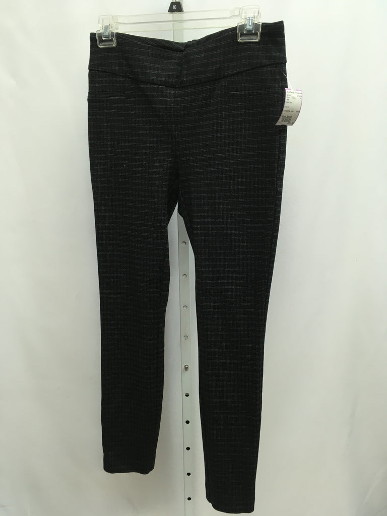 Dalia Size Small Black Plaid Pants