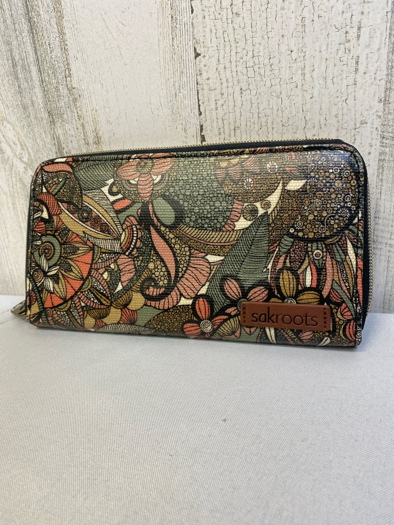 sakroots Brown Print Wallet