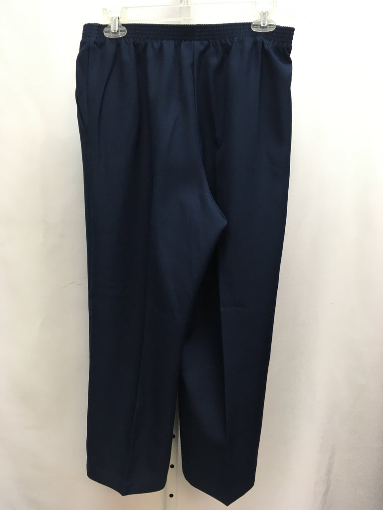 Size 10P Alfred Dunner Navy Pants