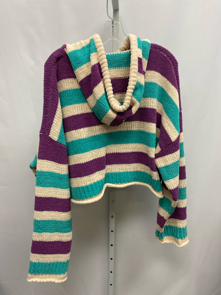 POL Purple/Teal Junior Sweater