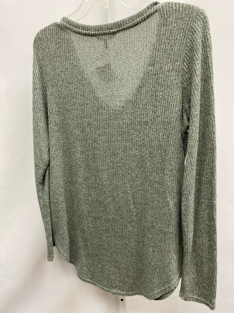 BKE Size Small Olive Long Sleeve Top